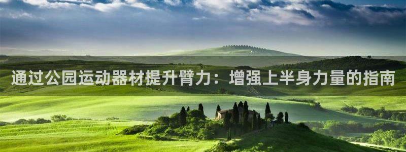 意昂集团官网：通过公园运动器材提升臂力：增强上半身力