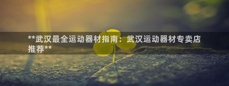意昂体育3招商电话地址：**武汉最全运动器材指南：武