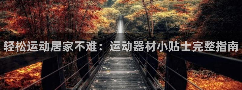 意昂体育3平台：轻松运动居家不难：运动器材小贴士完整