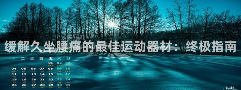 意昂体育3娱乐：缓解久坐腰痛的最佳运动器材：终极指南