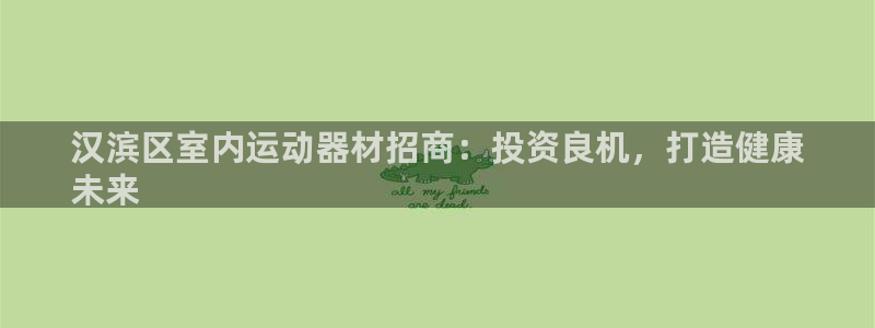 意昂体育3招商：汉滨区室内运动器材招商：投资良机，打