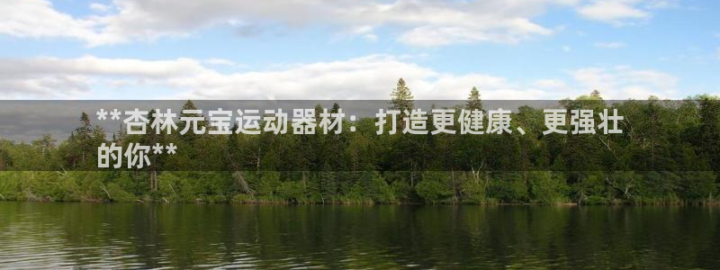 注册意昂3：**杏林元宝运动器材：打造更健康、更强壮
的你*