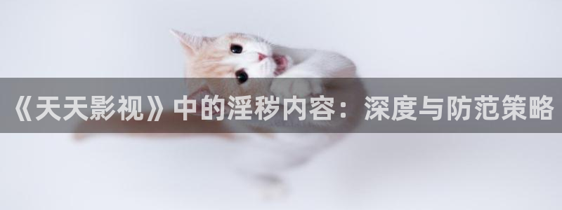 aaccy首播影院：《天天影视》中的淫秽内容：深度与防范策略